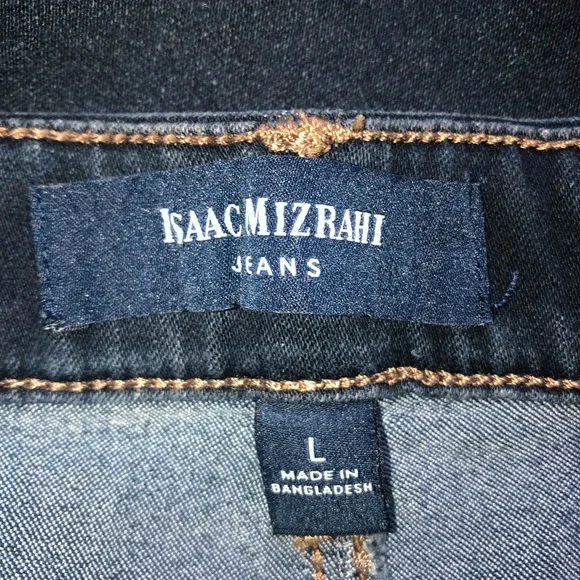 Isaac Mizrahi Denim Jeggings Skinny Juniors Jeans Dark Blue Size Large - Picture 11 of 12